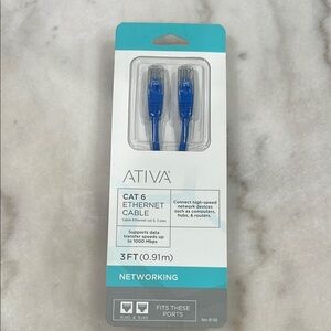 3Ft CAT6 Ethernet Cable NIB